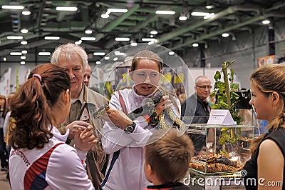 Exhibition of reptiles