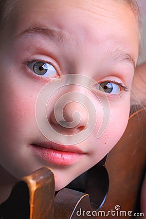 Expression on Young Girl