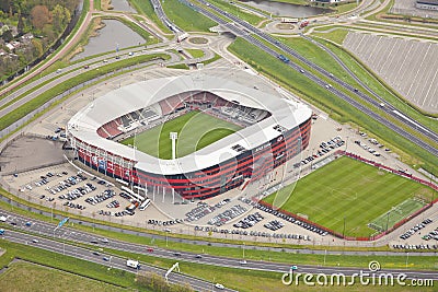 Exterior view of the AZ AFAS Stadion