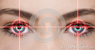 Eye Laser Stock Photo - Image: 45331759
