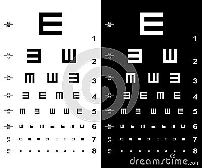 Eye test charts