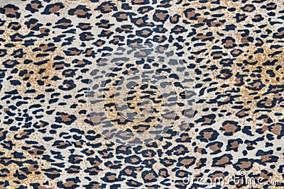 Fabric with a leopard pattern