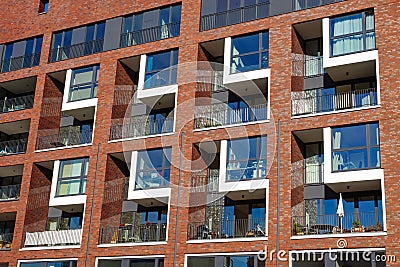 Modern Apartment Building Facade