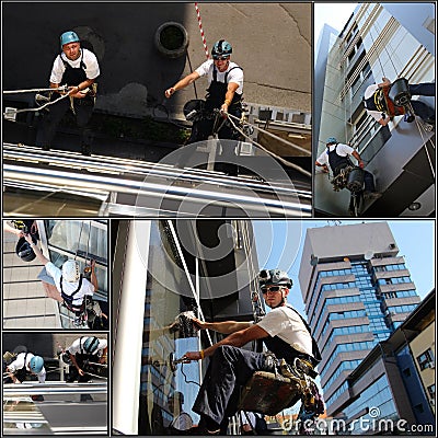 Facade Cleaning - Collage