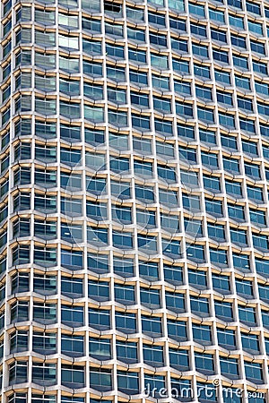 Facade of a modern office tower