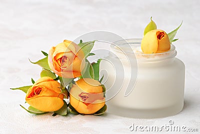 Face Cream With Roses