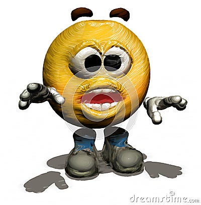FACE - Scared Smile Stock Photo - Image: 1557180