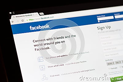 Facebook Home Page