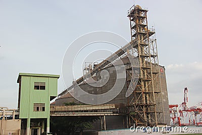 The factory outside the structure of the ladder in SHENZHEN