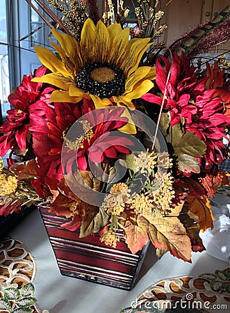 Fall Flower Arrangement