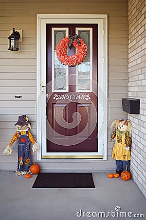 Fall front door