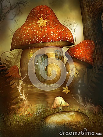 Fantasy Home of mushrooms