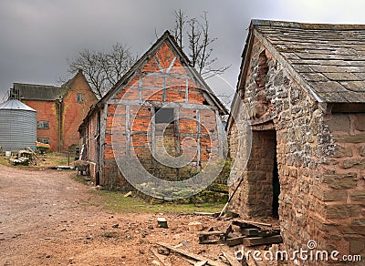 Farm buildings, England