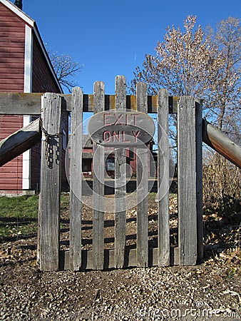 Farm gate