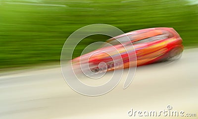 Fast speed rally car