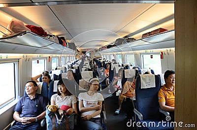 Fast train in China