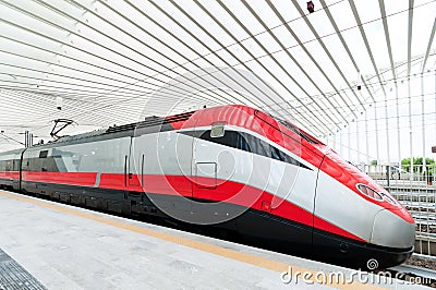 Fast train in Italy
