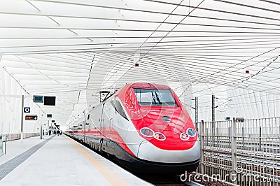 Fast train in Italy