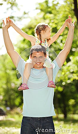 Father and daughter