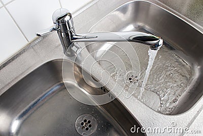 Faucet with washbasin