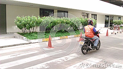 The favourite and most convenient way during rush hours to move in the busy city is using the motorcycle