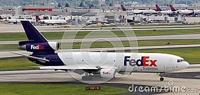 Fed Ex airplane