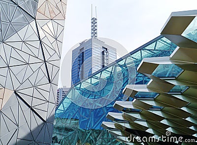 Fed square in Melbourne in Australia