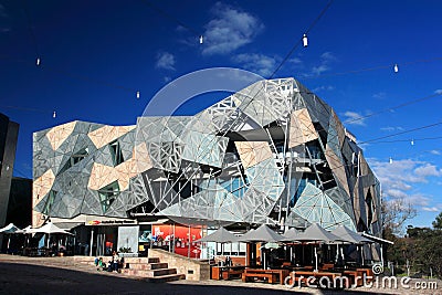 Federation Square.Melbourne city