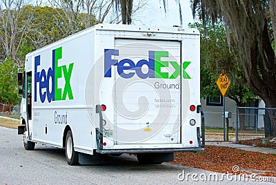FedEx truck van delivery
