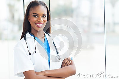 Female african doctor