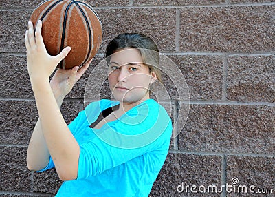 Female basketball player.