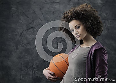 Female basketball player