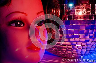 Female Mannequin and Disco Ball 5