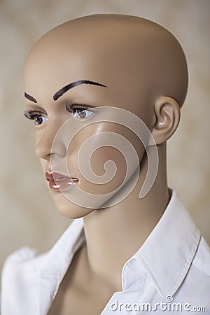 Female mannequin.