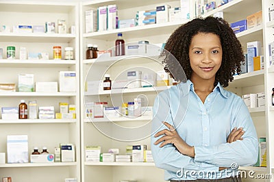 pharmacy pharmacist working female