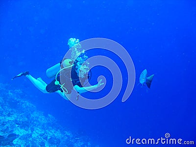 Female Scuba Diver