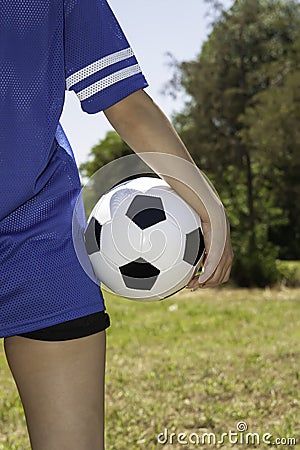 Female soccer player