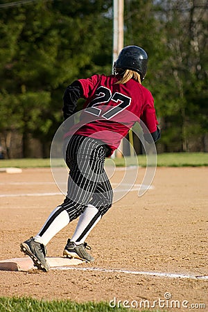 Female Softball Player