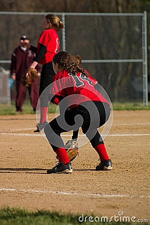 Female Softball Player