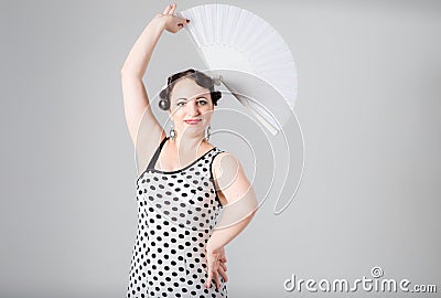 Female spanish flamenco dancer