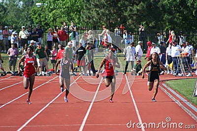 Female Sprinters Editorial Stock Photo - Image: 7297738