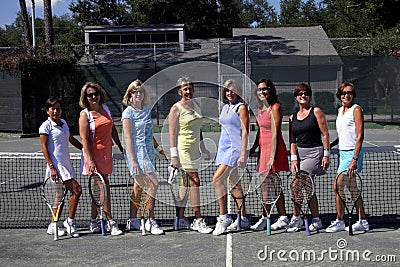 Female tennis team