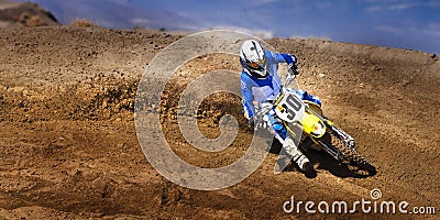 Fernley SandBox Dirt Bike Racer #30 Cornering