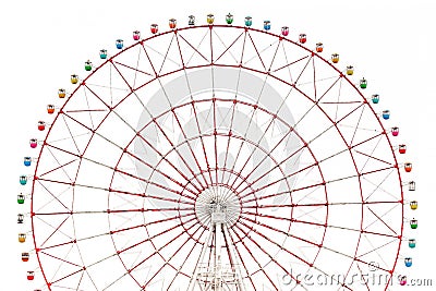 Ferris wheel isolated