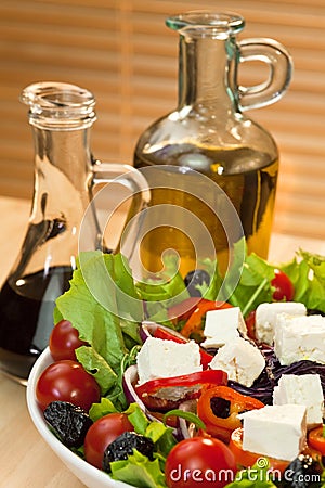 Feta Cheese Salad, Olive Oil & Balsamic Vinegar