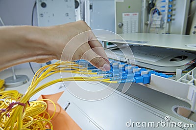Fiber optical network cables