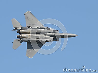 Fighter jet in flight