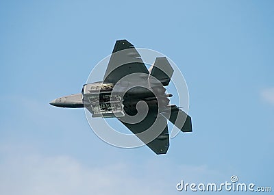 Fighter jet in flight