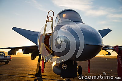 Fighter Jet on the runway