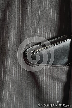 Filofax in suit pocket A